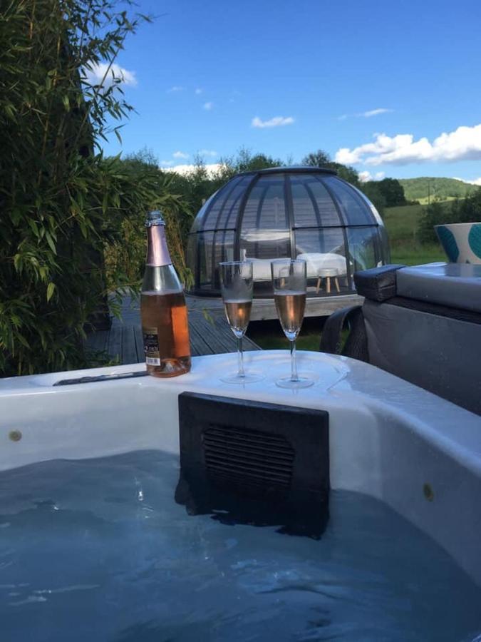 Les Nuits Insolites De La Mothe - Hebergement En Bulle Ou Tiny House Avec Spa Privatif Outremecourt Exteriér fotografie